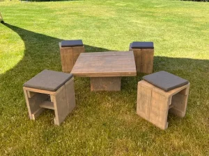 Lounge steigerhout