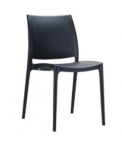 Loungestoel zwart