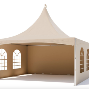 Pagodetent sand 5x5m - koppelbaar tot groter