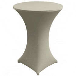 Stretchhoes partytafel ecru
