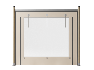 Zijwand 2m stretchtent