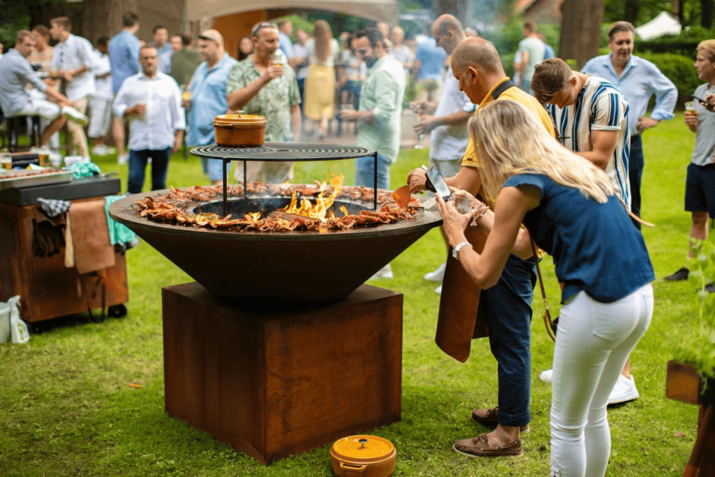 Showcooking op de OFYR tijdens een bedrijfsfestival