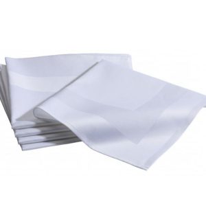 Servet 45cm x 45cm wit